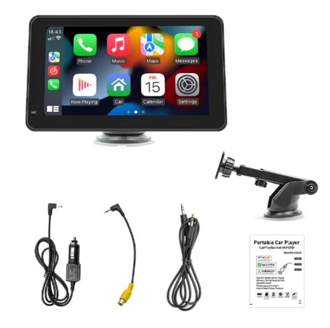 PANTALLA LCD ANDROID PARA CARRO CON CAM