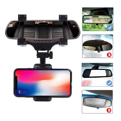 SOPORTE CELULAR ESPEJO RETROVISOR CARRO