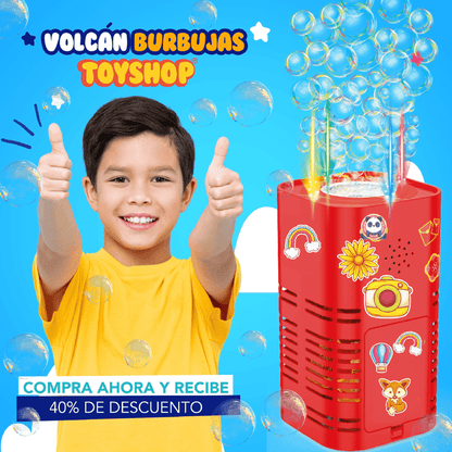 VOLCAN BURBUJAS TOYBUBBLE® + ENVIO GRATIS