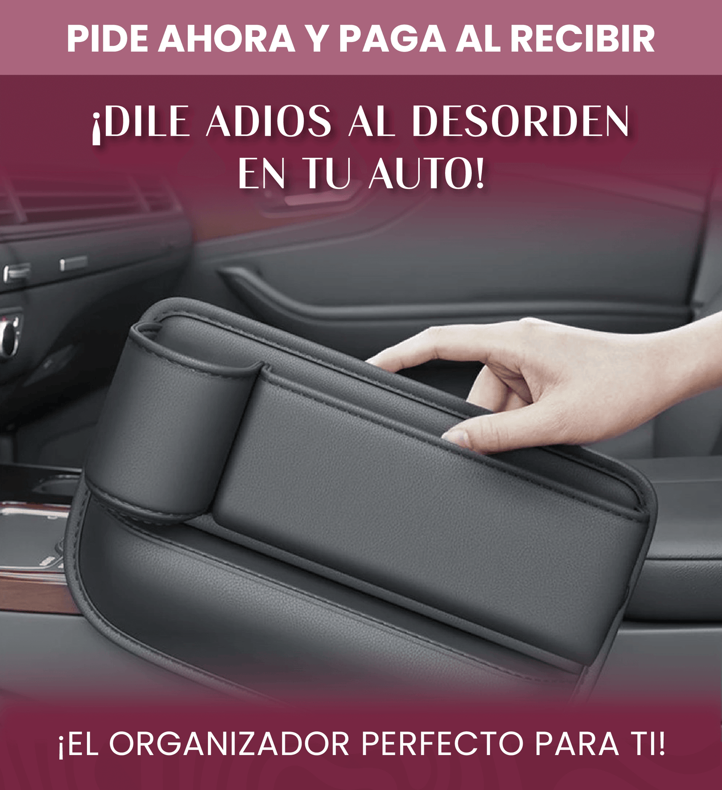 Caja organizadora para carro Ultimate Car Storage Organizer + ENVIO GRATIS