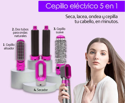 CEPILLO SECADOR CABELLO 5 EN 1    HAIRPRO®  + ENVÍO GRATIS