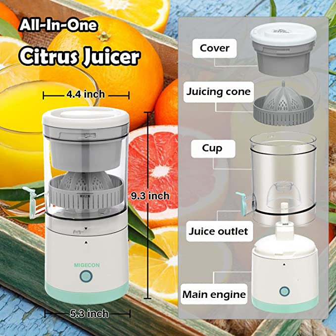 EXPRIMIDOR INALÁMBRICO DE FRUTAS JUICER MAX®+ENVÍO GRATIS