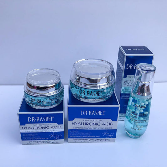 COMBO CREMA + SERUM FACIAL DE ACIDO HIALURÓNICO DR RASHEL™